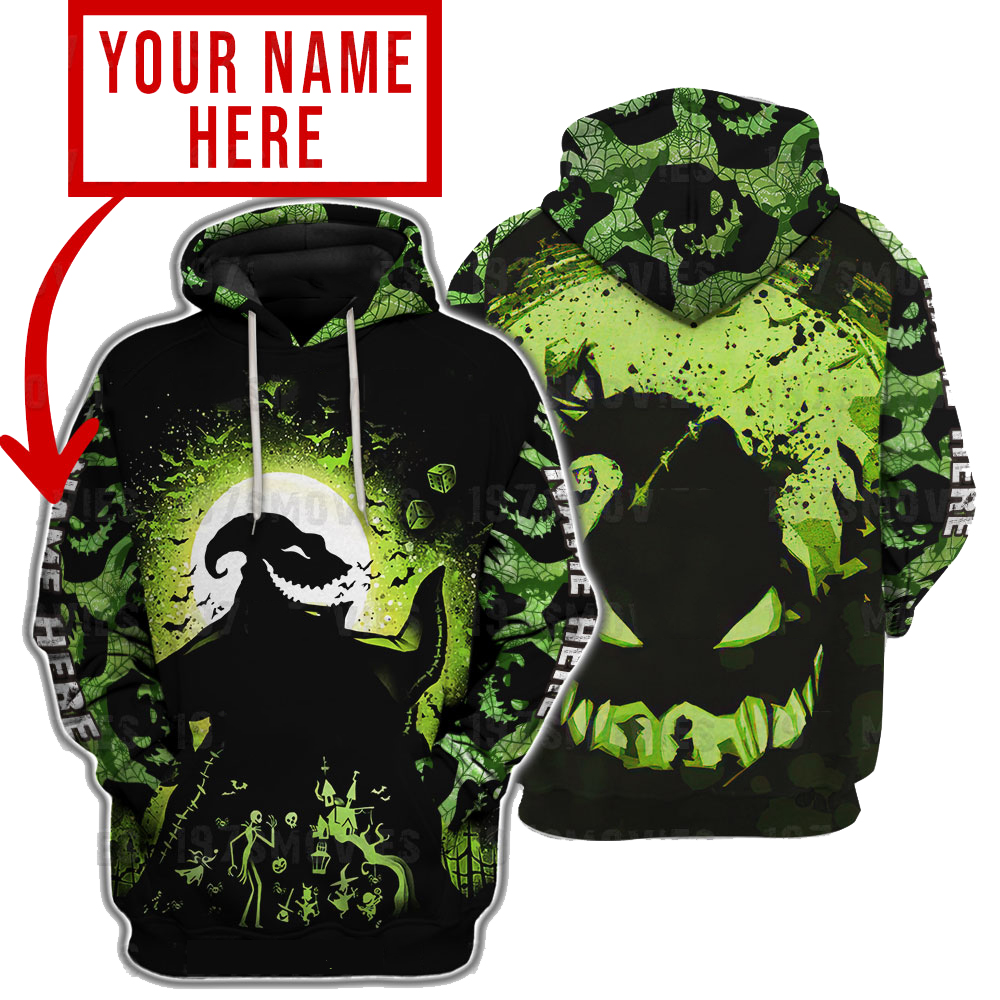 100K Sold Oogie Boogie The Nightmare Before Christmas Custom Name 3D Hoodie 100K Sold Oogie Boogie The Nightmare Before Christmas Custom Name 3D Hoodie