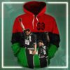 1968 Olympics Black Power Salute All Over Printed Hoodie