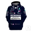 2018 Lewis Hamilton Mercedes F1 3D Hoodie