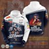 2021 F1 World Champion Max Verstappen White Blue 3D Hoodie