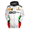 90 Year Scuderia Ferrari 3D Zip Hoodie