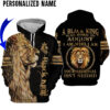 A Black King Was Born In August I Am Who Am I Custom Name Hoodie And Shirt