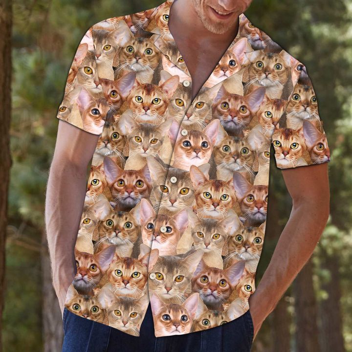 Abyssinian Hawaiian Shirt Summer Button Up Abyssinian Hawaiian Shirt Summer Button Up