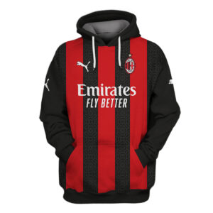 Ac Milan Custom 3D All Over Print Hoodie And Shirt