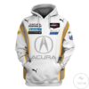 Acura Rallying Branded Unisex Racing Car 3D Hoodie