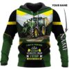 Agrimotor I’M A Farmer Personalized Custom Name 3D Hoodie