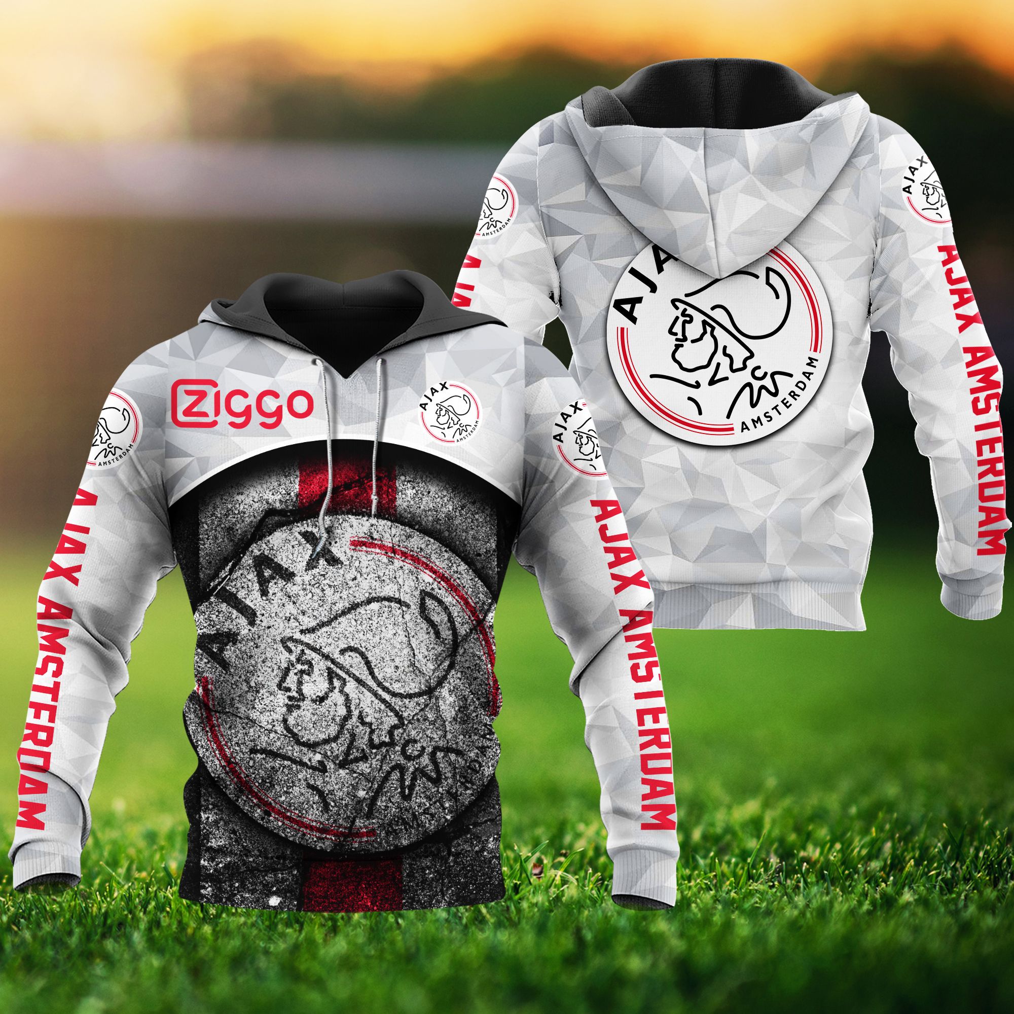 Ajax Amsterdam 3D All Over Print Hoodie Ajax Amsterdam 3D All Over Print Hoodie
