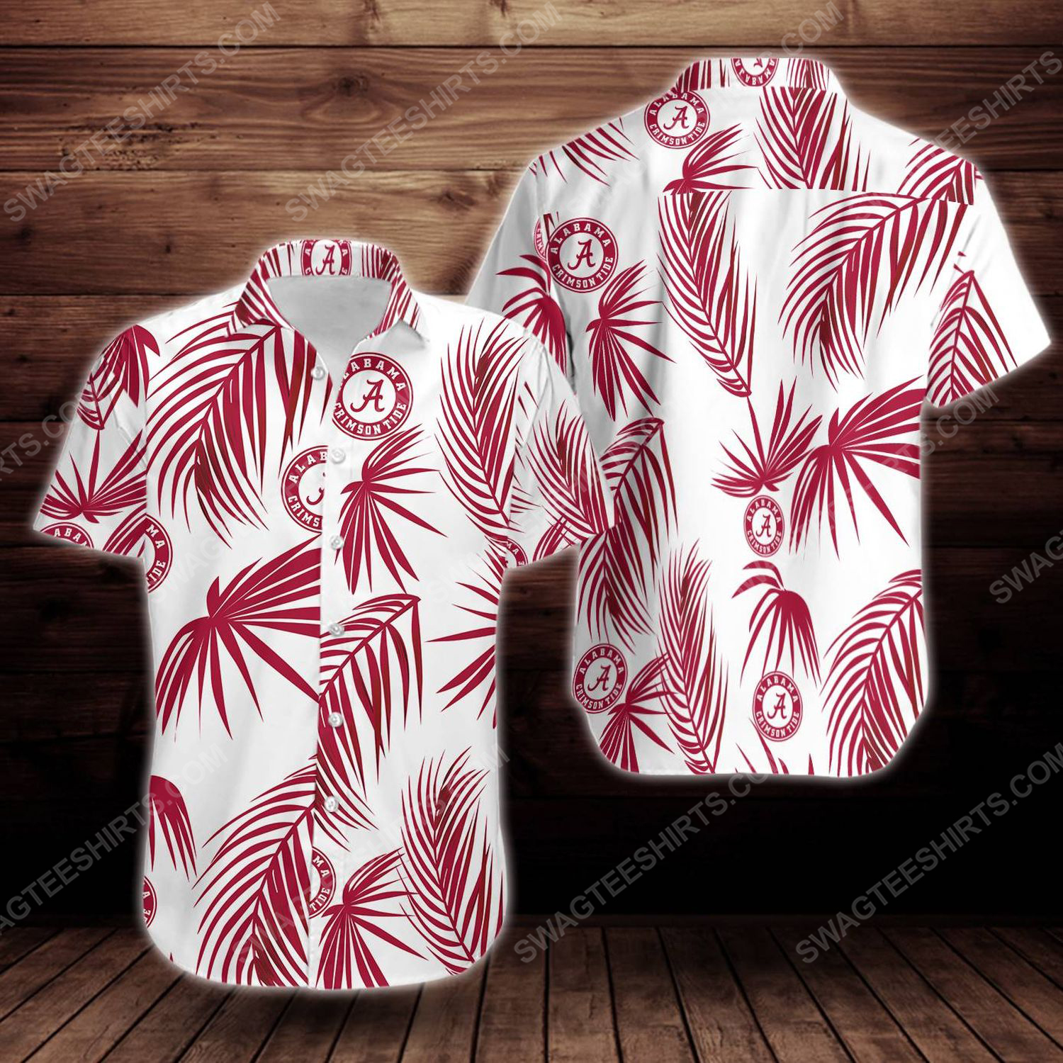 Alabama Crimson Tide Football Short Sleeve Hawaiian Shirt Alabama Crimson Tide Football Short Sleeve Hawaiian Shirt