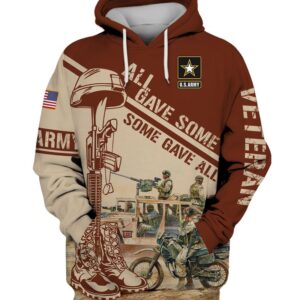 All Gave Some Some Gave All Us Army Veteran 3D Shirt