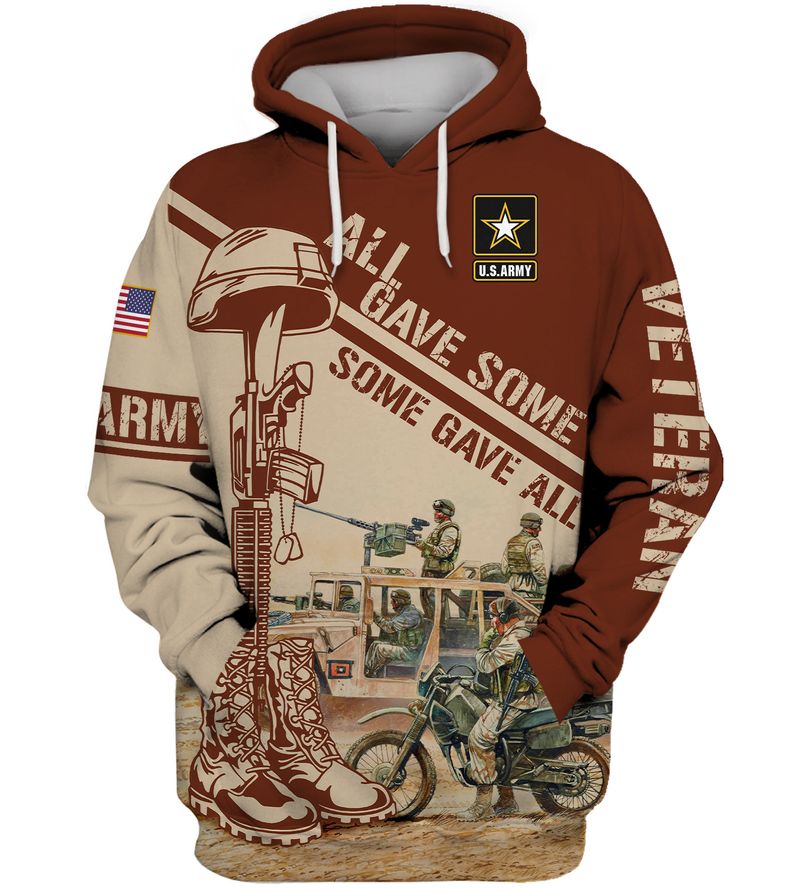 All Gave Some Some Gave All Us Army Veteran 3D Shirt All Gave Some Some Gave All Us Army Veteran 3D Shirt