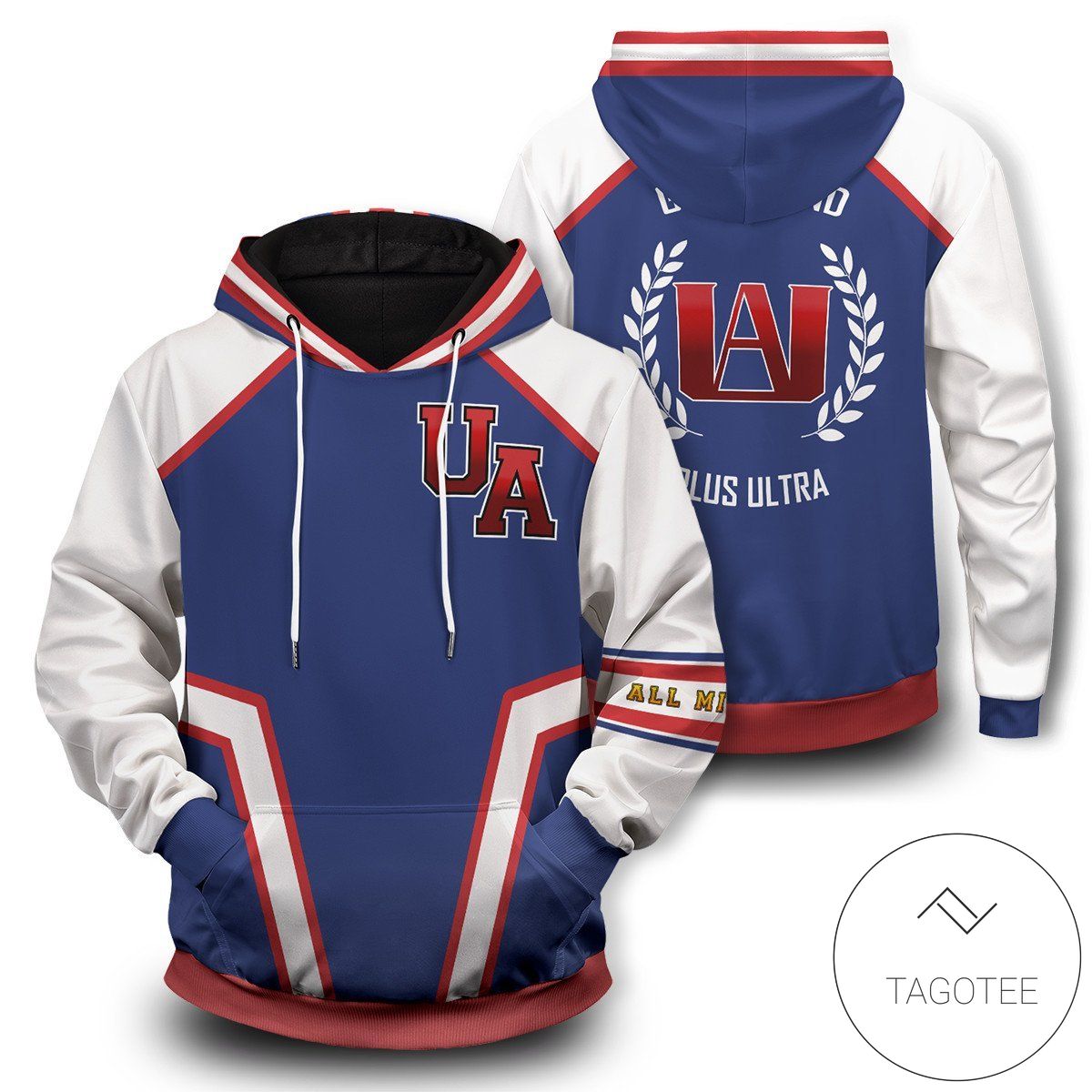 All Might Plus Pullover Hoodie Tagotee All Might Plus Pullover Hoodie Tagotee