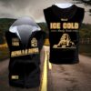 Alpha Phi Alpha Ice Gold Manly Deeds Sleeveless Zip Hoodie