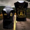 Alpha Phi Alpha Sleeveless Zip Hoodie Men Of Black And Gold Sleeveless Hoodie