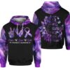 Alzheimer Awareness Peace Love Cure I Will Remember For You 3D Shirt