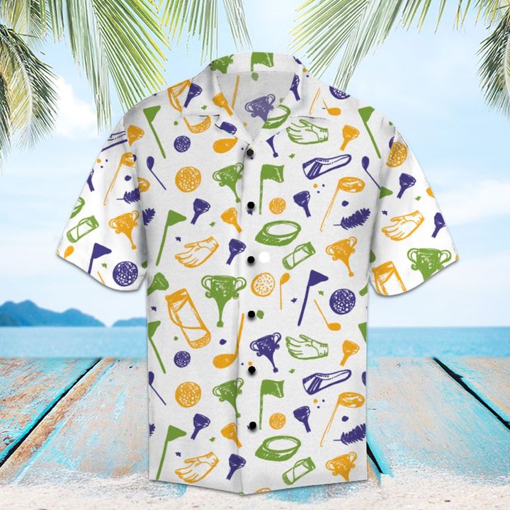 Amazing Golf Hawaiian Shirt Summer Button Up Amazing Golf Hawaiian Shirt Summer Button Up