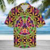 Amazing Hippie Jungle Cats Hawaiian Shirt Summer Button Up