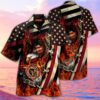 American Firefighter All Over Printed Hawaiian Shirt