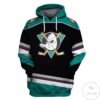 Anaheim Ducks Branded Team 3D Hoodie