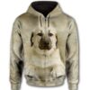Anatolian Shepherd Face All Over Print 3D Hoodie