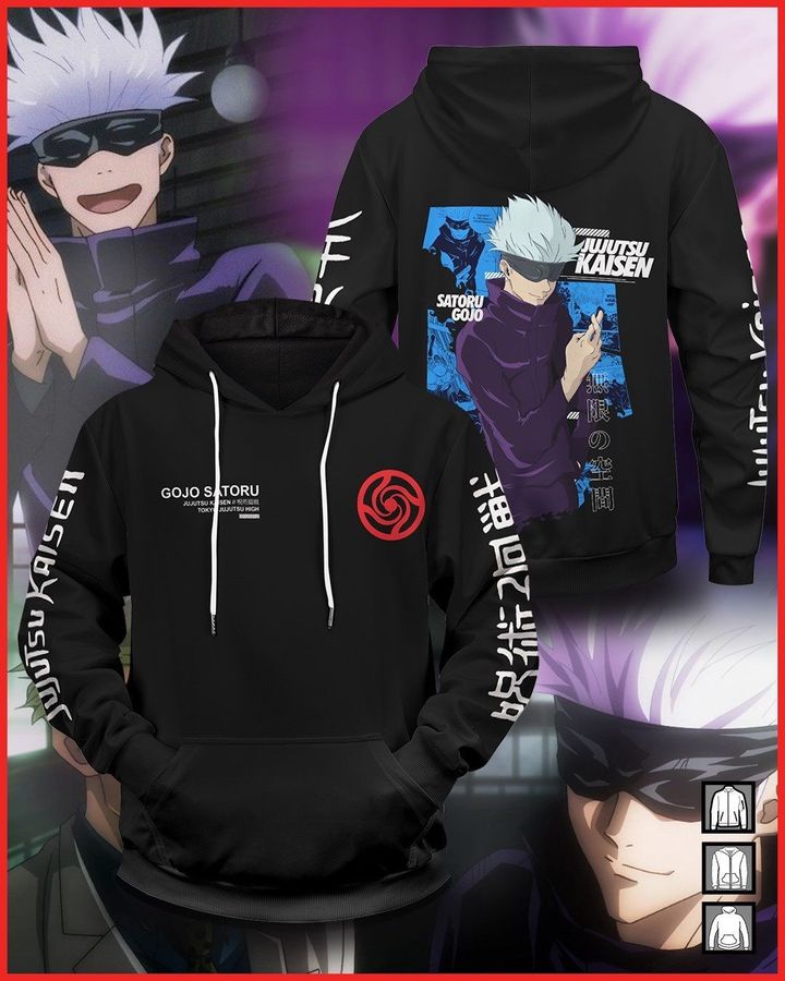Anime Jujutsu Kaisen 3D Over Print Hoodie Shirt Anime Jujutsu Kaisen 3D Over Print Hoodie Shirt