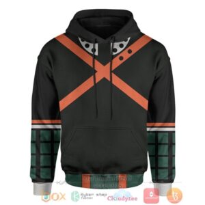 Anime Katsuki Bakugou Boku No Hero Academia My Hero 3D All Over Printed Hoodie