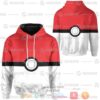 Anime Pokemon Pokeball 3D All Over Printed Hoodie