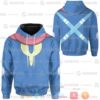 Anime Pokemon Satoshi Gekkouga Cosplay 3D All Over Printed Hoodie