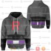 Anime Pokemon Team Rocket Black Suit 3D All Over Printed Hoodie