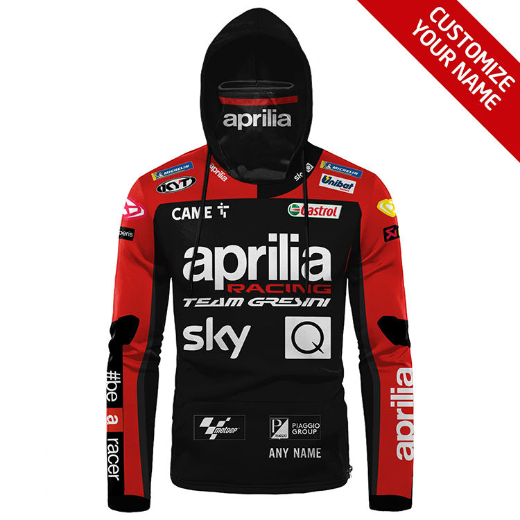 Aprilia Racing Team Gresini Sky Motor Personalized 3D Hoodie Mask Aprilia Racing Team Gresini Sky Motor Personalized 3D Hoodie Mask