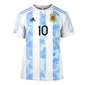 Argentina Messi 10 All Over Print 3D Hoodie And Shirt