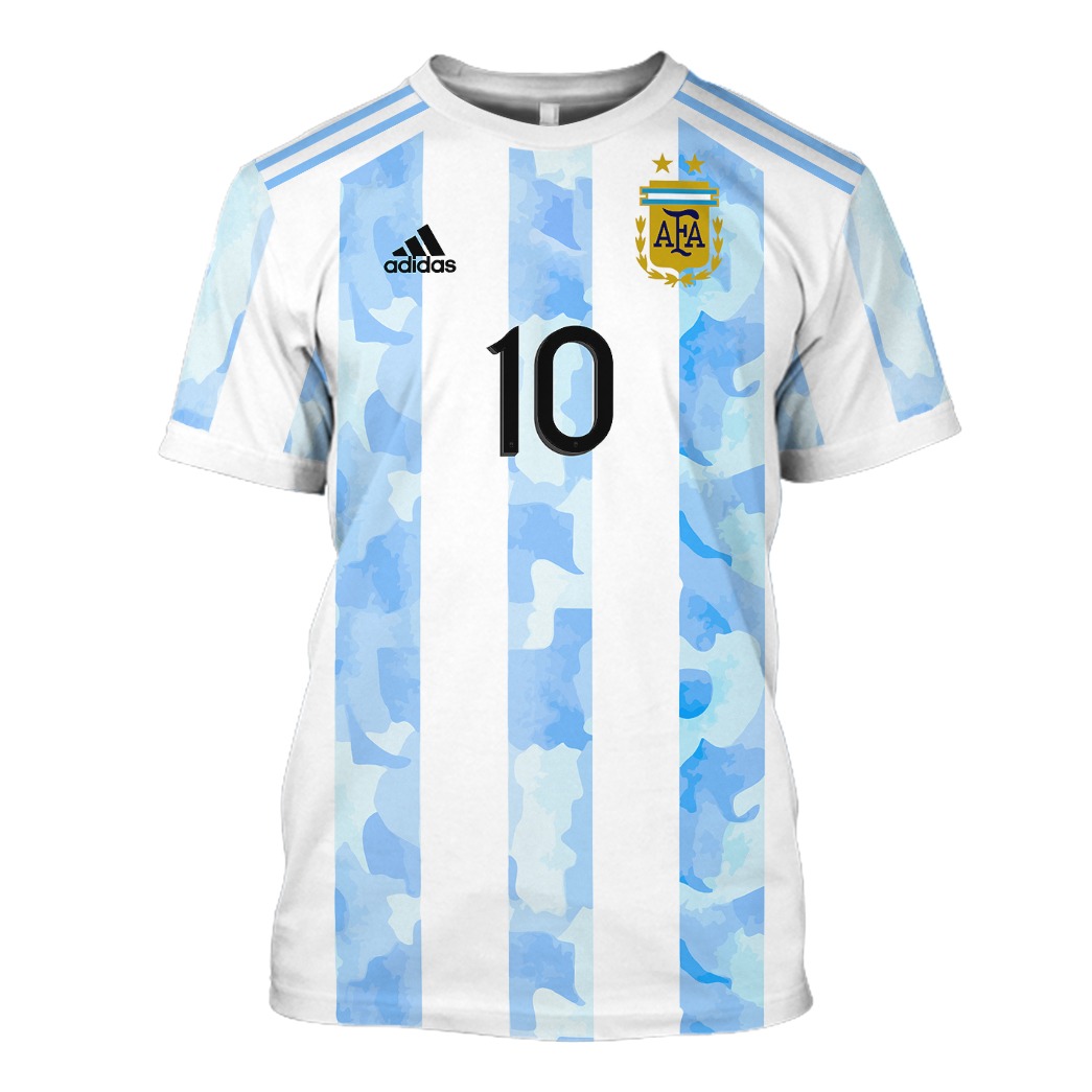 Argentina Messi 10 All Over Print 3D Hoodie And Shirt Argentina Messi 10 All Over Print 3D Hoodie And Shirt