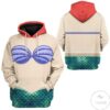 Ariel Mermaid Costume Cosplay Hoodie