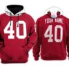 Arizona Cardinals Custom Name Hoodie