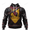 Arizona Cardinals Warrior Customized Hoodie Jersey