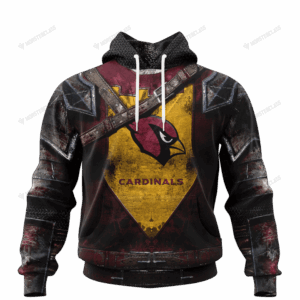 Arizona Cardinals Warrior Customized Hoodie Jersey