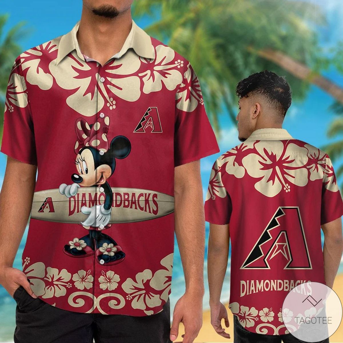 Arizona Diamondbacks Minnie Mouse Hawaiian Shirt Arizona Diamondbacks Minnie Mouse Hawaiian Shirt