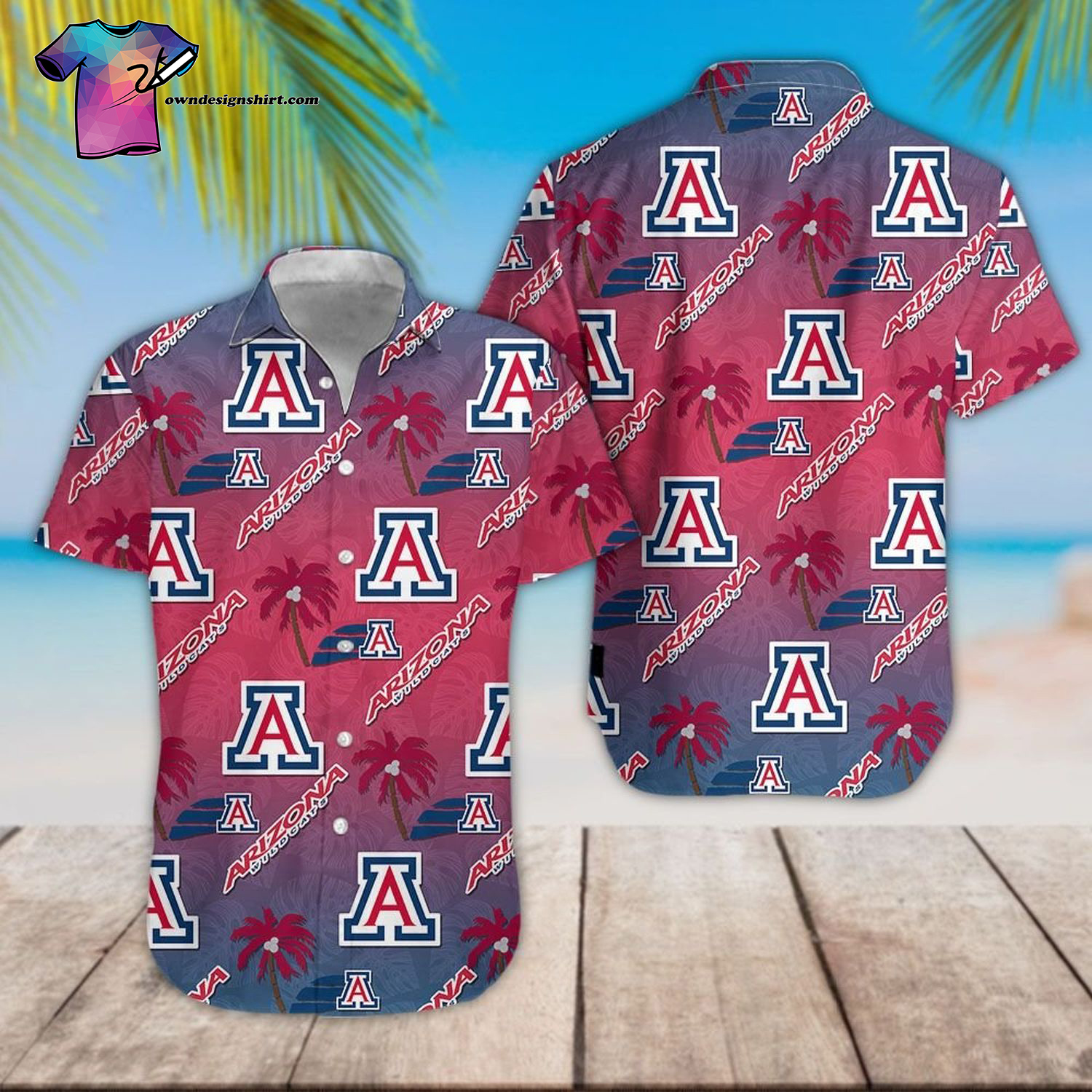 Arizona Wildcats Sport Team Hawaiian Shirt Arizona Wildcats Sport Team Hawaiian Shirt