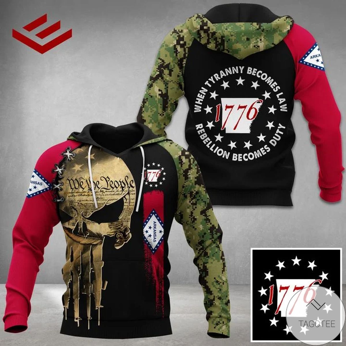 Arkansas Patriots When Tyranny Becomes Law Rebellion Becomes Duty Hoodie Arkansas Patriots When Tyranny Becomes Law Rebellion Becomes Duty Hoodie