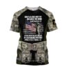 Army Veteran Our Flag Does Not Fly Because The Wind Move It 3D All Over Print Hoodie
