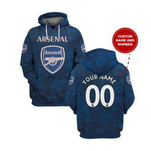 Arsenal Custom 3D All Over Print Hoodie And Shirt
