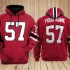 Atlanta Falcons Custom Name Hoodie
