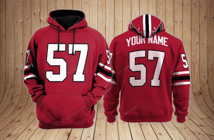 Atlanta Falcons Custom Name Hoodie Atlanta Falcons Custom Name Hoodie