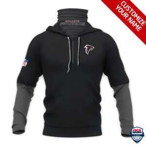Atlanta Falcons Ver 01 Personalized 3D Mask Hoodie