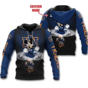 Auburn Tigers Mickey Mickey Custom Name Shirt