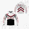 Audi Sport White 3D Hoodie