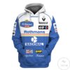 Ayrton Senna Rothmans Racing Branded Unisex 3D Hoodie
