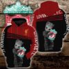 Baby Groot Liverpool 3D All Over Print Hoodie