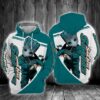 Baby Groot San Jose Sharks 3D All Over Print Hoodie