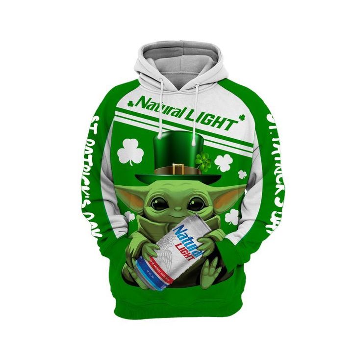 Baby Yoda Natural Light 3D All Over Print Hoodie Baby Yoda Natural Light 3D All Over Print Hoodie
