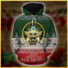 Baby Yoda Us Army Merry Christmas 3D Hoodie